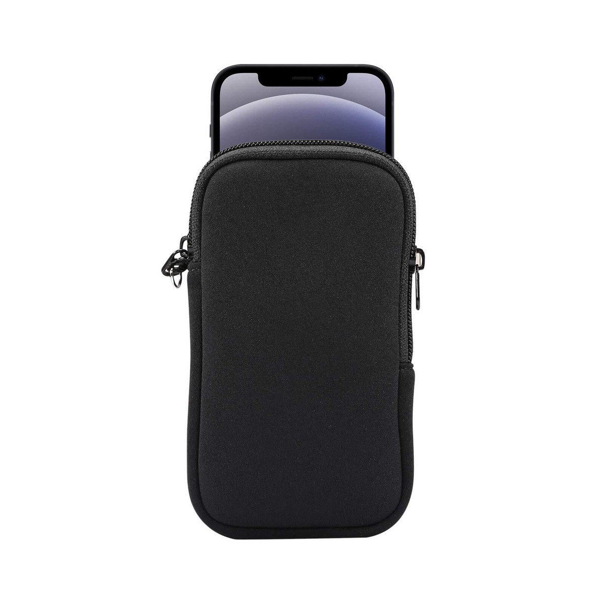 Neoprene Cell Phone Sleeve Zip Pocket Pouch Case Compatible with Inch