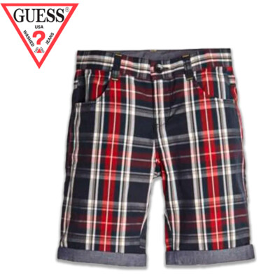 GUESS Jungen Freizeit Shorts Sport Kinder kurze Bermuda Capri, Gr. 104 -122
