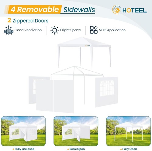 10'x30'/20'/10' Canopy Party Tent with Removable Sidewalls, Outdoor Event Tent# - Picture 14 of 31