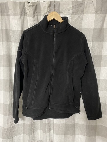 Cabela's Polartec Women’s Medium Fleece Jacket Full Zip Black Pockets