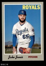 2019 Topps Heritage #16 Jake Junis Royals 8 - NM/MT