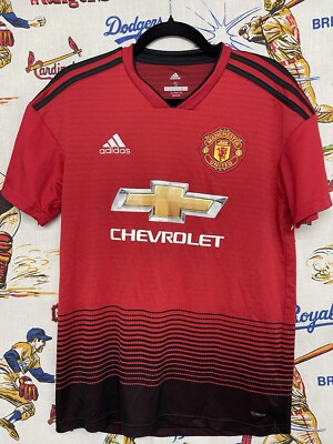 ADIDAS MANCHESTER UNITED CHEVROLET SOCCER JERSEY CLIMALITE SZ