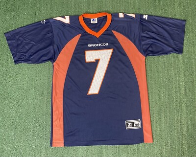 Vintage 1995 Stater Denver Broncos Jersey #7 John Elway Size 48