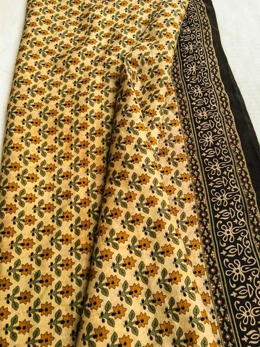 Pure Silk Fabric By The Yard Dress Making Cloth Collage Vintage Material PSF1563 - Picture 7 of 7