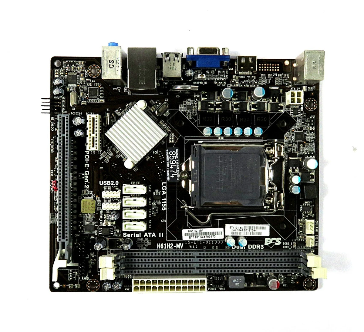 Ecs lga shop 1155 motherboard