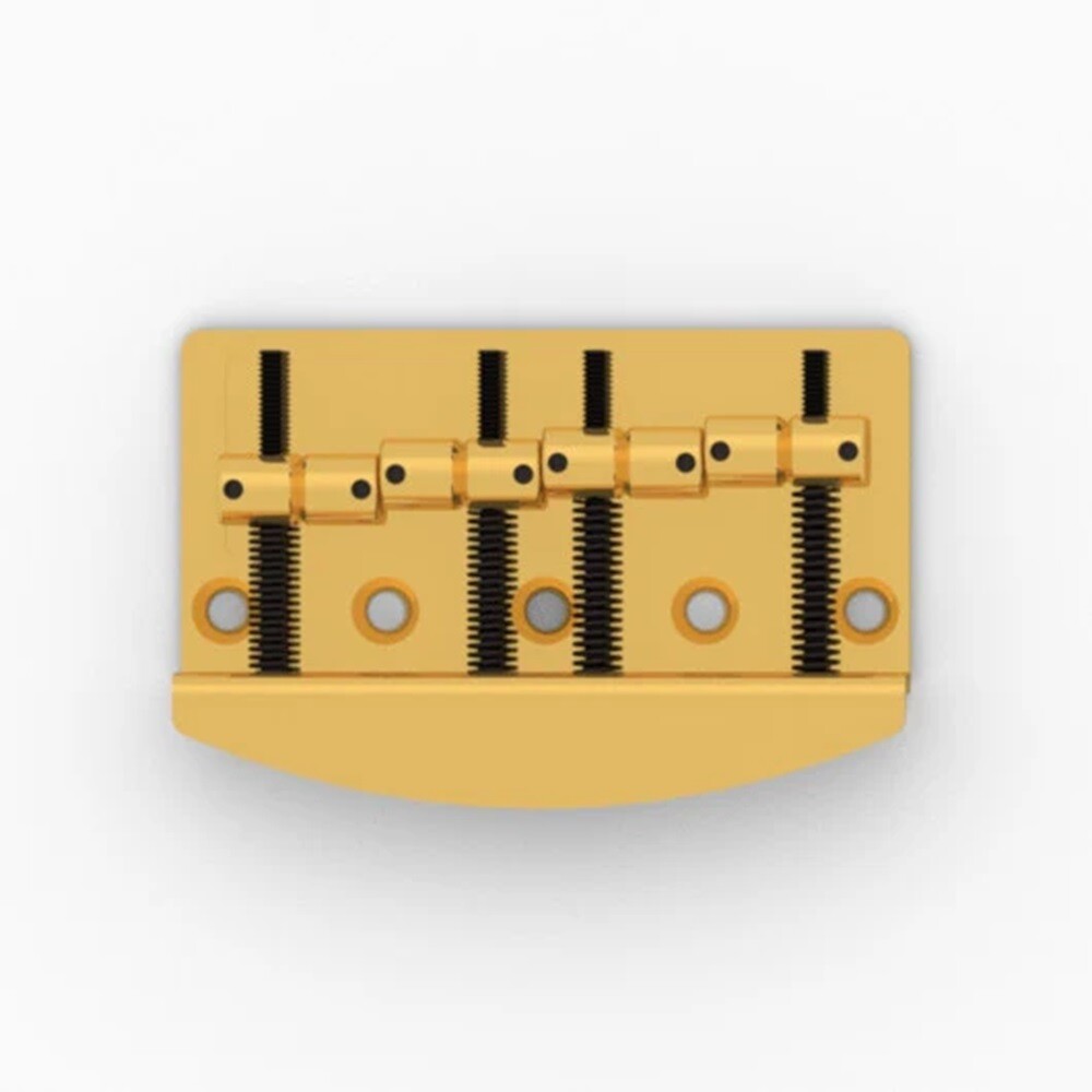 Hipshot Black 4-string Vintage Bass Bridge for Fender P/jazz .750