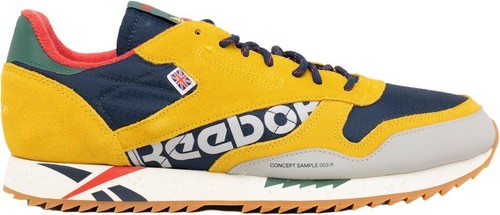 Reebok Classic Leather Multi-Color Suede Sneakers Navy  display picture 2