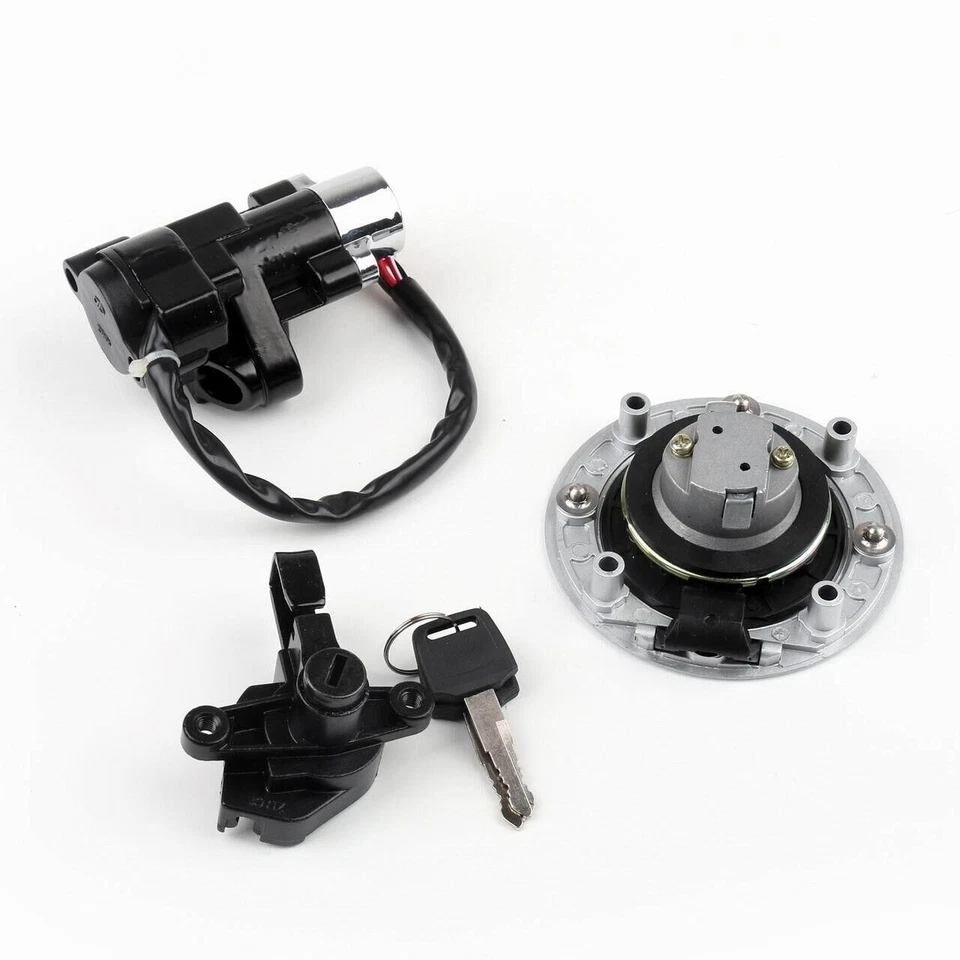 Juego de llaves de bloqueo de tapa de gas interruptor de encendido Suzuki Bandit 600 GSF600S 1995-2004 Foto 2 de 3