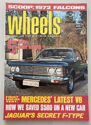 FEB 72 Falcon Jaguar F-Type Toyota Crown Cadillac Fleetwood Triumph Dolomite