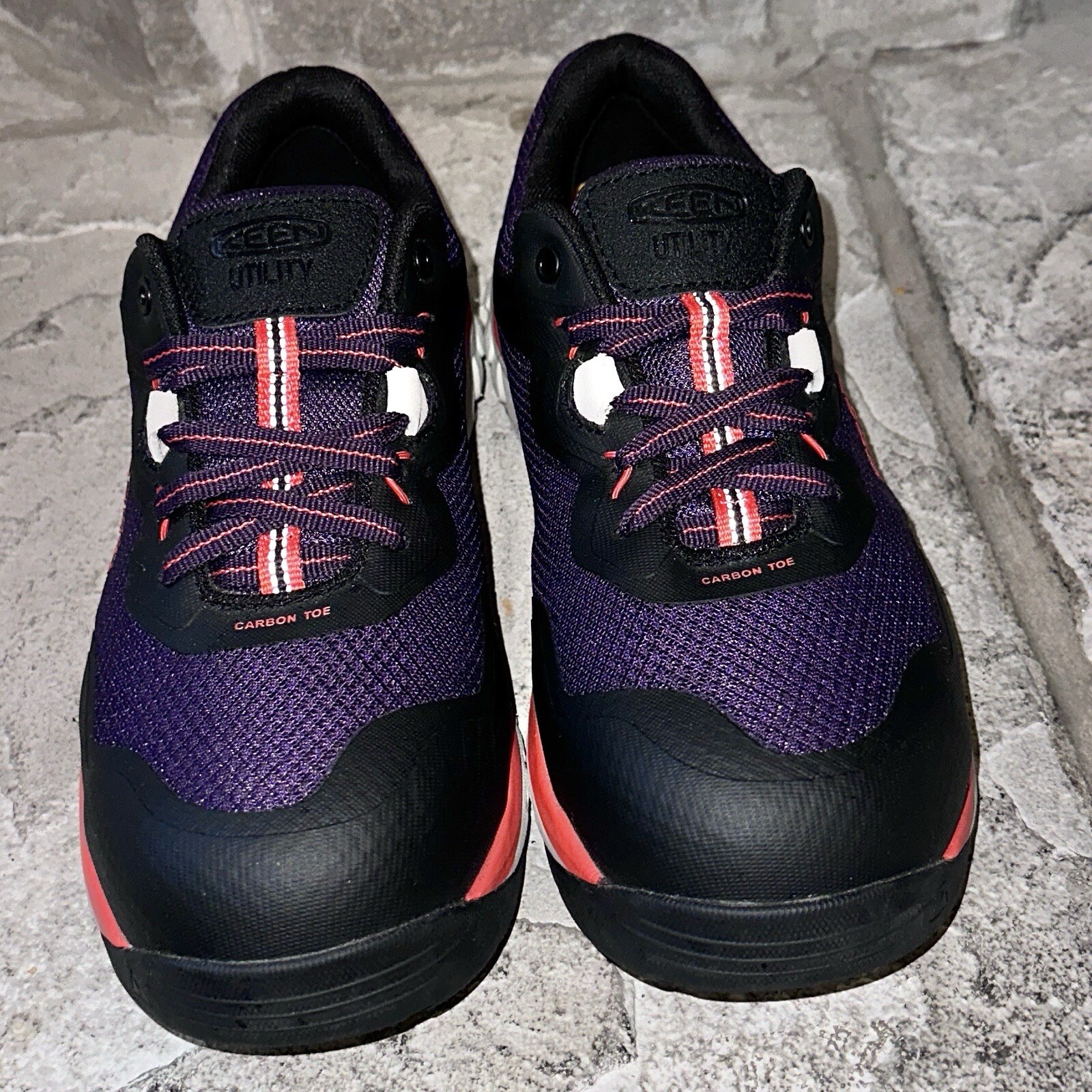 Scarpe sneakers Keen F2413 18 Utility punta carbonio viola nere quasi come nuove 10 donna
