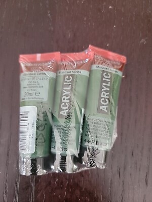 Amsterdam Standard Series Acrylic Paint - [PACK OF 3] Olive Green Deep