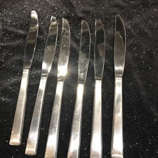 Korea 18-8 Stainless Steel 6 Piece Partially Serrated Knives