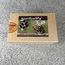 Woolbuddy Needle Felting Giraffe Kit Medium for Beginners Ages 12 and Over