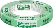 Painter's Green Brand CP 150/8-Day Painter's Tape, Multi-Surface, 18mm x55m