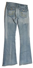 Rock & Republic Jeans Pants Bottoms Women's Size 27 Blue Denim Snap Pockets
