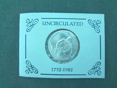 Coin Uncirculated 1732-1982 George Washington Commemorative Half