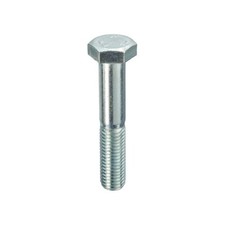 Image of Unifix M20 x 300 Hex Bolt (70mm Thread) - Grade 8.8 Steel - BZP Zinc Plated