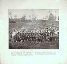 1911 The Photographic History of The Civil War 12x12 Photo, The 93rd New York