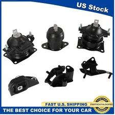 For 2003-2007 Honda Accord 2.4L Auto Engine Motor & Transmission Mount Set 6Pcs