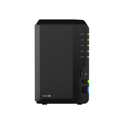 Synology DS220+ DS220 RAID NAS Server incl. 2 x Seagate IronWolf Iron Wolf 1TB
