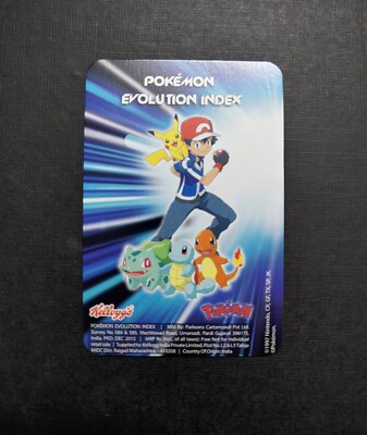 Pokemon 2015 Kelloggs India Promo Evolution Index Card XY LUCARIO NM | eBay