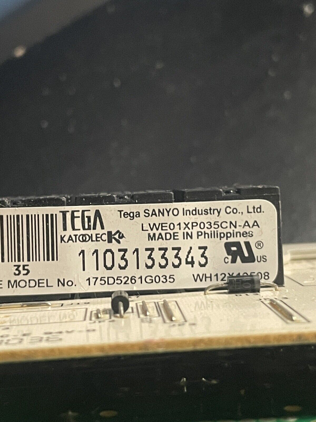 Genuine OEM GE Washer Control Board 175D5261G035 |WM1551 | eBay