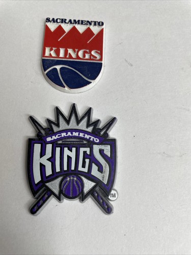 2 Sacramento Kings Vintage 90s NBA RUBBER Basketball FRIDGE MAGNETS Standings - Picture 8 of 10