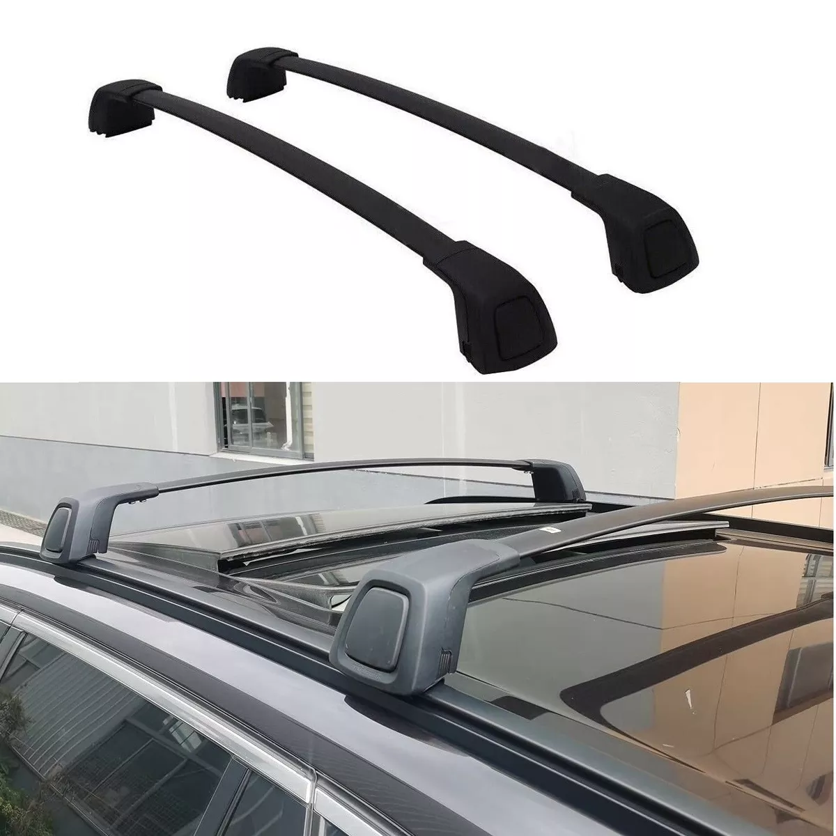 For Volvo XC90 XC 90 2019 2024 Cross Bars Lockable Roof Rack Rail