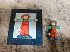 Lang & Wise Box Buddies By Sue Dreamer Vintage 1998 "Jed" Figurine EUC 