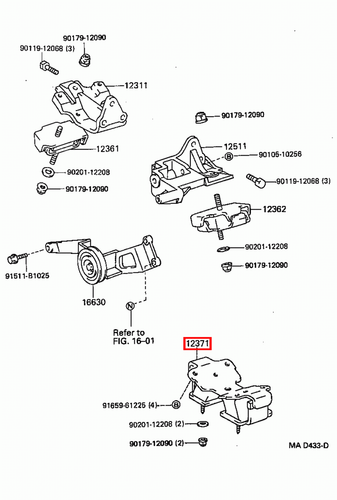 Genuine LandCruiser HDJ81 HDJ80 1HD T 4.2 Diesel Rear Gearbox MTM Mounting Mount - Picture 8 of 11
