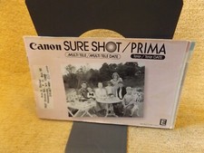 CANON SURE SHOT / PRIMA Vintage Instruction Manual - Booklet