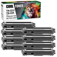 Black TN221BK Toner Cartridge for Brother TN-221 HL-3170 MFC-9130 MFC-9340 LOT