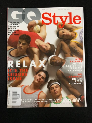 2006 SPRING/SUMMER BRITISH GQ STYLE MAGAZINE ~ MIKE SKINNER, Sol Campbell