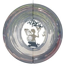 CIM Windspiel Mirror Fee Ø25cm Garten & Terr...