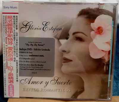 GLORIA ESTEFAN AMOR Y SUERTE SPANISH GREATEST HITS 2004 CD w/ TAIWAN OBI SEALED