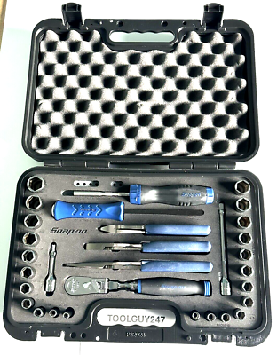 SNAP ON TOOLS NEW 33Pc 3/8 Dr Metric SAE General Service Foam Set