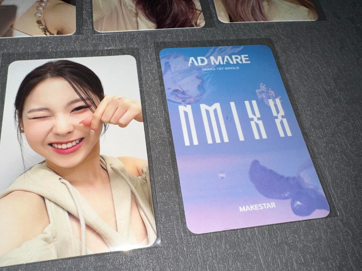NMIXX OFFICIAL DEBUT AD MARE ALBUM MAKESTAR 1.0 POB PHOTOCARD SET
