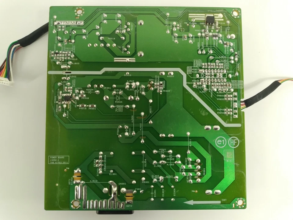 Monitor LCD Dell UltraSharp 27" U2717D placa de fuente de alimentación PSU L5252-1M Foto 2 de 2
