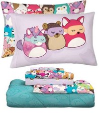 Squishmallows "Mallow Dream" Kids Reversible Bed Set-W24248997677, W12856411607