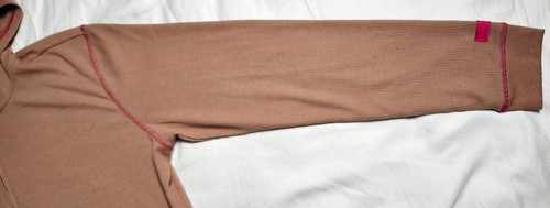 Fabletics Brown Hoodie Sweatshirt Women's Size XL Pockets Logo Full Zip - Picture 11 of 24