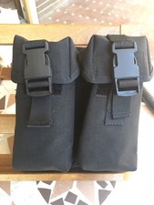 DOPPIO PORTA CARICATORI PROTAC NERO NUOVO MILITARIA / SOFTAIR