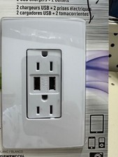 LEGRAND Radiant 2 USB 3.1A Outlet 15 Amp 125V