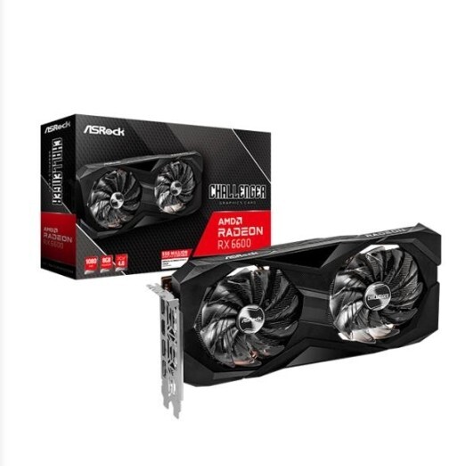 グラフィックボード・グラボ・ビデオカード ASROCK RX 6600XT Challenger AMD RADEON ASRock] Radeon™ RX 6600 CHALLENGER D6 8GB Daewon CTS Graphic card
