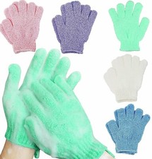 4-Piece Exfoliating Bath Gloves for Shower Deep Clean Body Scrub Mitts