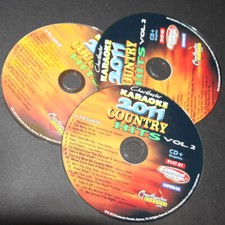 COUNTRY HITS 2011 VOL-2 KARAOKE CHARBUSTER 3 CD G 5147 NEW In White Sleeves
