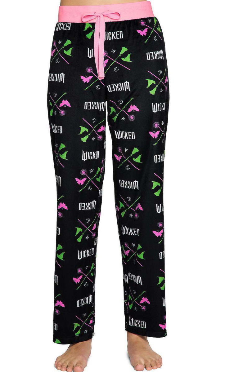 Womens Wicked Pajama Pants Sleep Fleece S M L XL XXL Movie Icons - Main Image