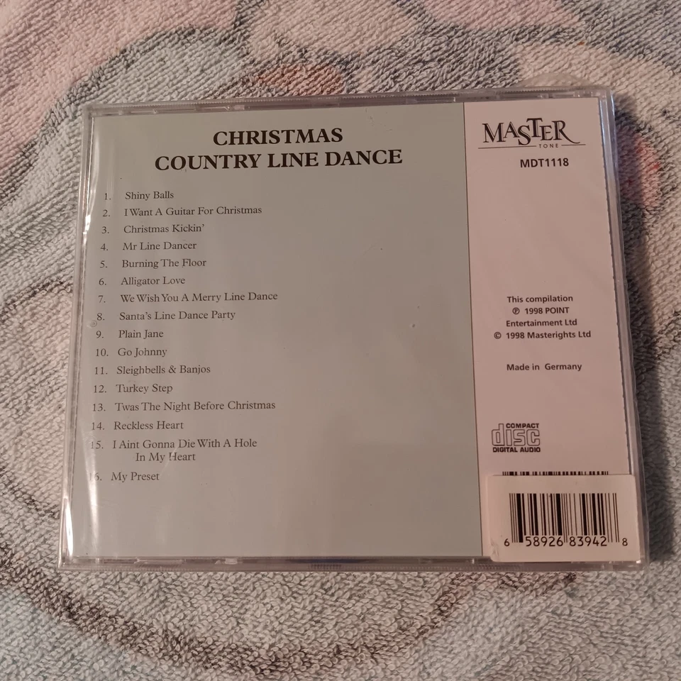 Christmas Country Line Dance CD 1998 New Sealed Music Point Masterights Germany — 第 2/4 张图片