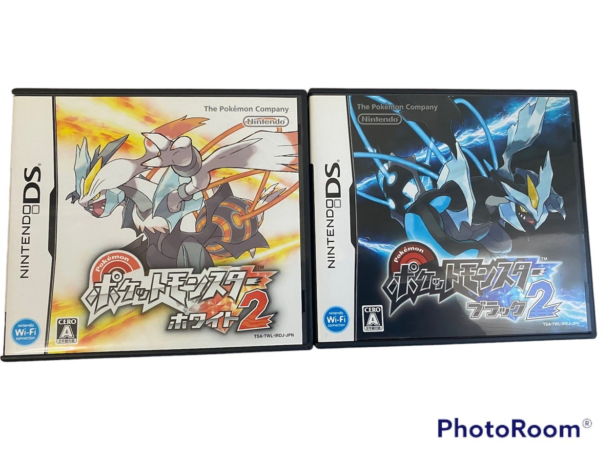 Pokemon Black 2 White 2 set Nintendo DS Japanese ver NDS