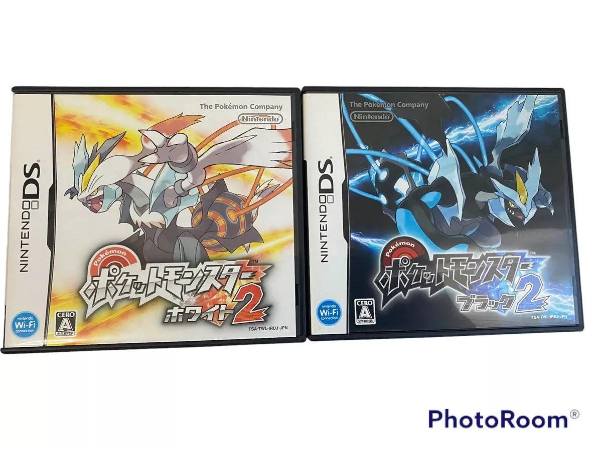 Pokemon Black Diamond Black 2 White 2 set / Nintendo DS NDS