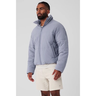 Alo Yoga Stretch Woven Street Puffer Fog M | eBay